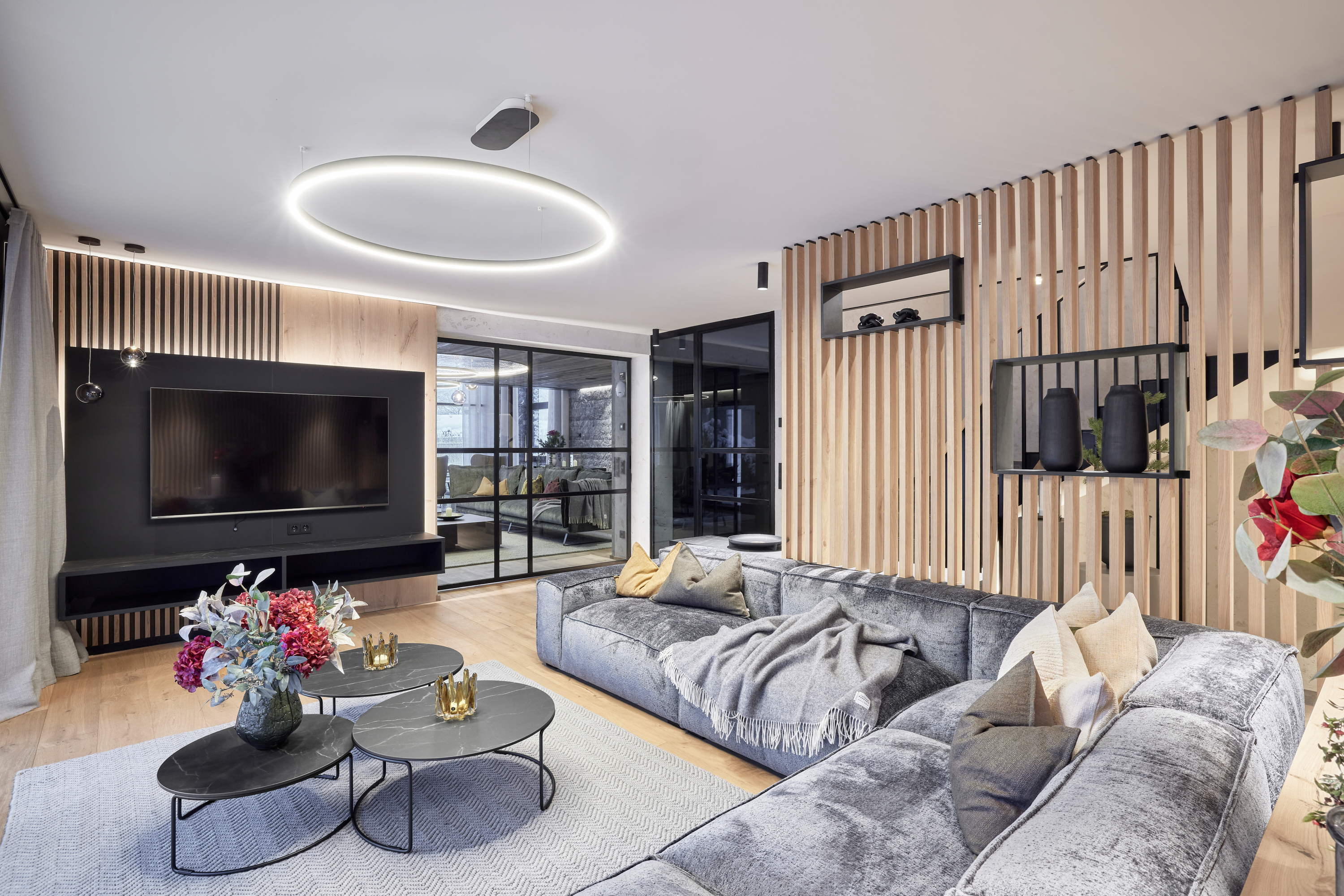 Chalet: Wohnzimmer - Chalet White Pearl by MYALPS 