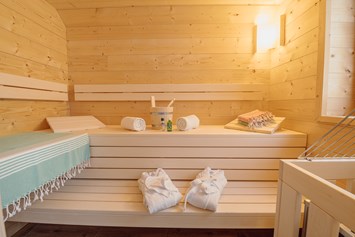 Chalet: alle Chalets verfügen über eine Sauna - Narzissendorf Zloam