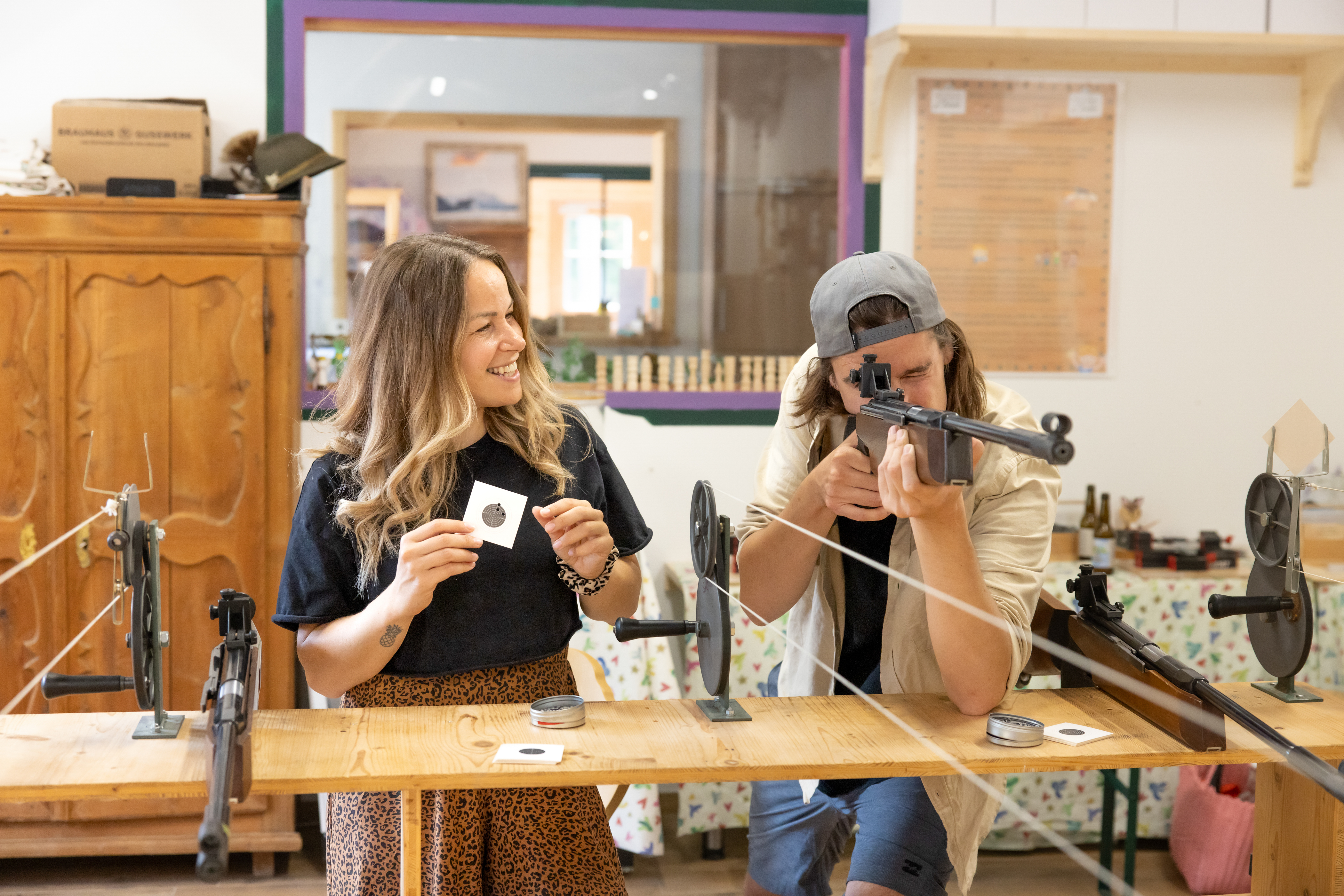 Chalet: Zimmergewehrschießstand im Narzissendorf Zloam - Narzissendorf Zloam - Grundlsee - Innen