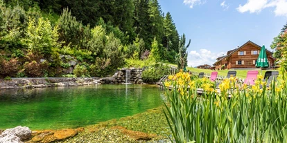 Hüttendorf - Chaletgröße: 8 - 10 Personen - unser Schwimmteich - Hüttendorf Schladming
