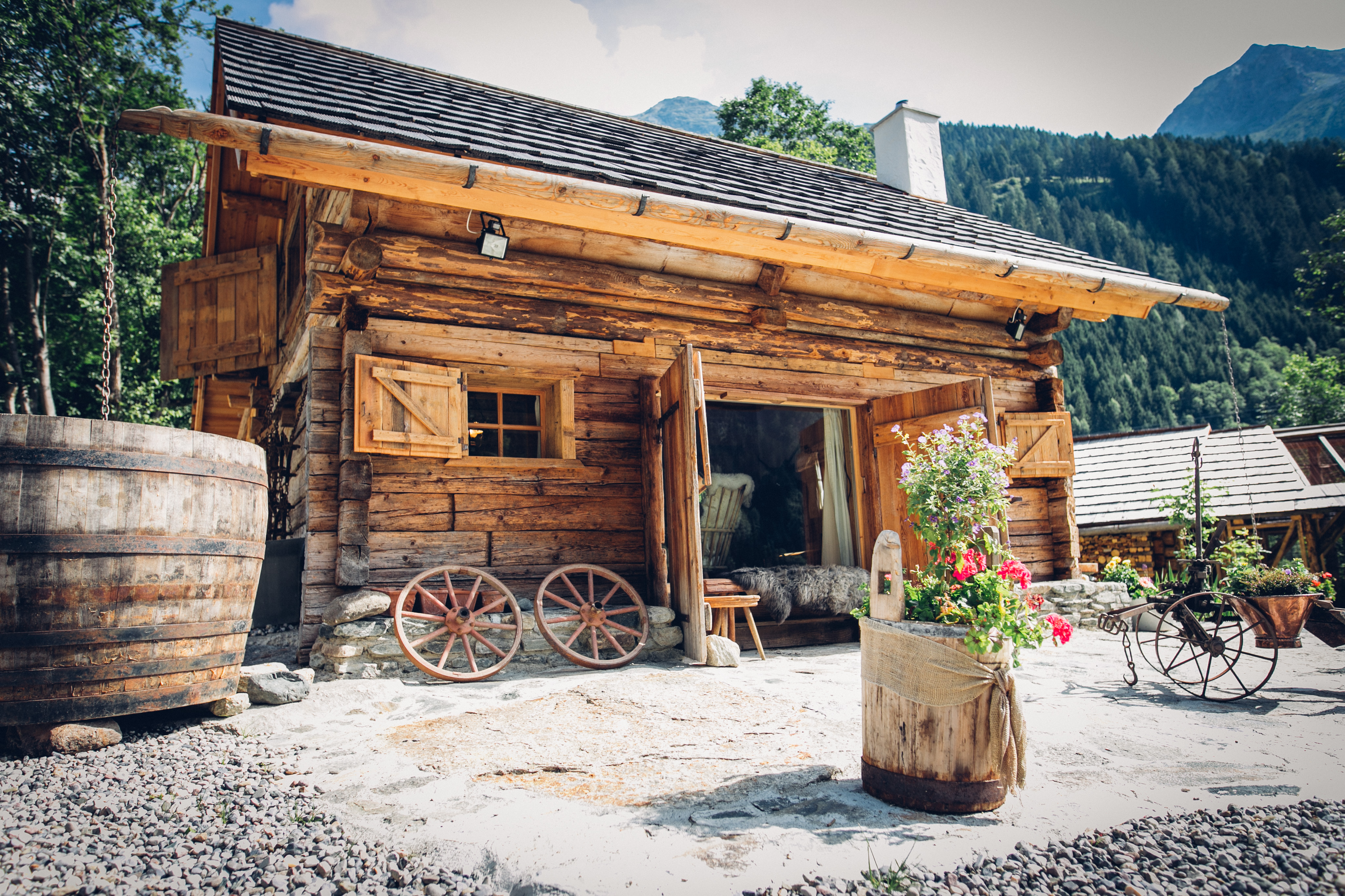 Chalet: Romantikhütte - Chalets Eggerfeld - Außen