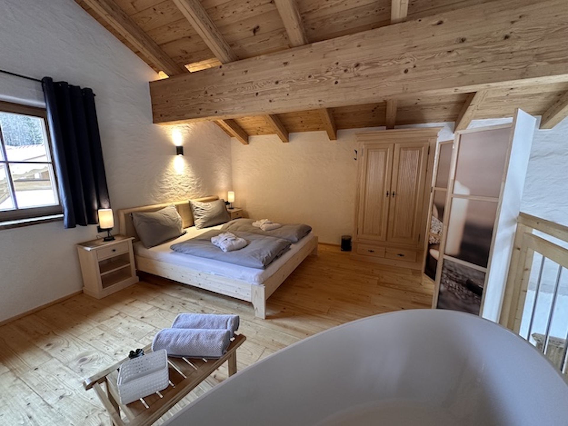 Chalet: Chalet am Bachl 1 Schlafgalerie - Chalets Eggerfeld - Innen