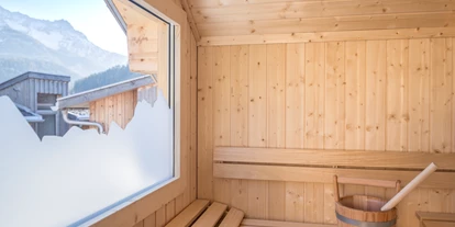 Hüttendorf - Weng (Goldegg) - Sauna mit Ausblick auf die umliegende Bergwelt – Entspannung mit Panorama im Casa Defrancesco - ALPEGG CHALETS