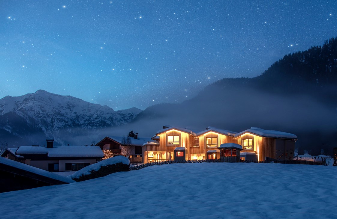 Chalet: Winter Abendstimmung Alpegg Chalets - ALPEGG CHALETS
