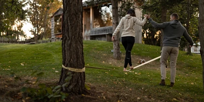 Hüttendorf - Parkplatz direkt an der Hütte - CHALET HAFLING  LECKPLÅTT & ZOILA