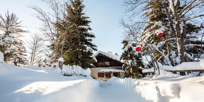 Hüttendorf - Parkplatz direkt an der Hütte - CHALET HAFLING  LECKPLÅTT & ZOILA
